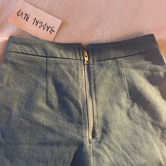 REHAB Denim Flared Pants with Silver Detailing NWT!! - Picture 5 of 6